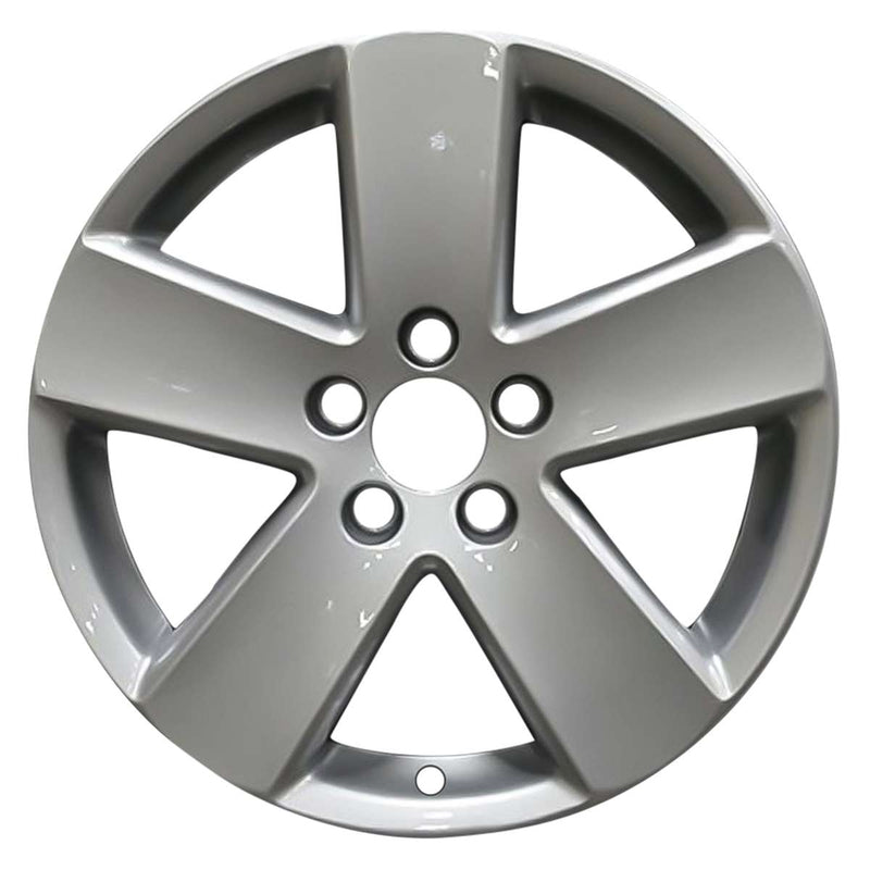 2010 volkswagen passat wheel 17 silver aluminum 5 lug w69827s 5