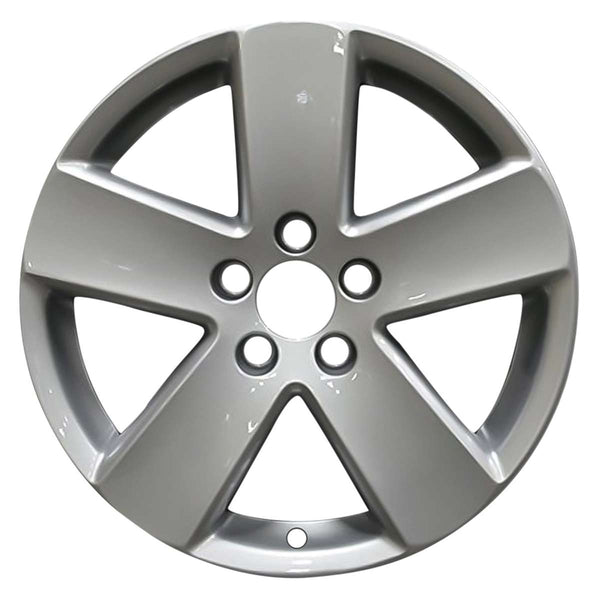 2009 volkswagen passat wheel 17 silver aluminum 5 lug w69827s 4