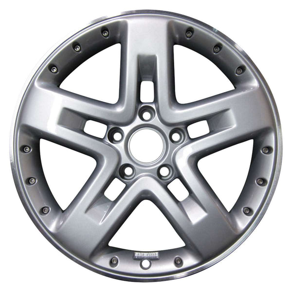 2009 volkswagen touareg wheel 20 silver aluminum 5 lug w69836s 4