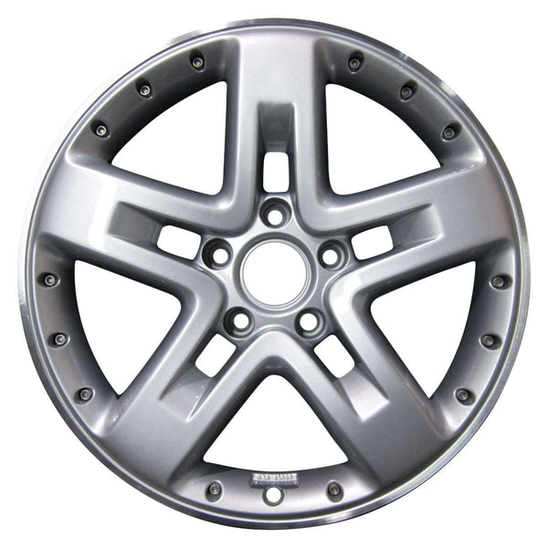 2010 volkswagen touareg wheel 20 silver aluminum 5 lug w69836s 5