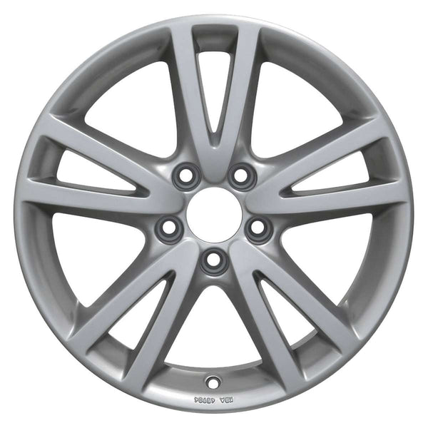 2007 volkswagen jetta wheel 17 silver aluminum 5 lug w69852s 29