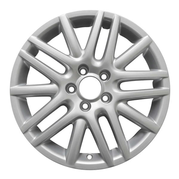 2014 volkswagen jetta wheel 17 silver aluminum 5 lug w69854s 23