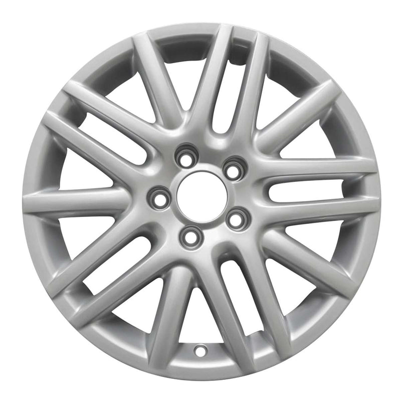 2014 volkswagen jetta wheel 17 silver aluminum 5 lug w69854s 23