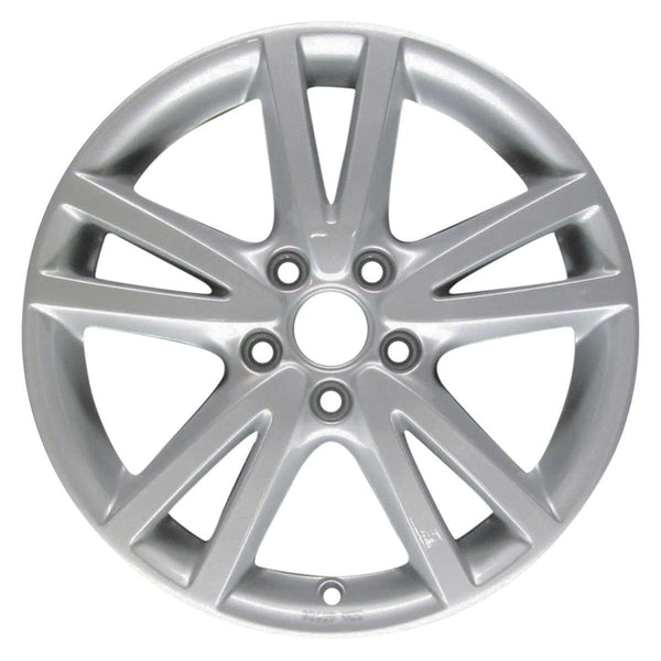 2007 volkswagen jetta wheel 18 silver aluminum 5 lug w69856s 2