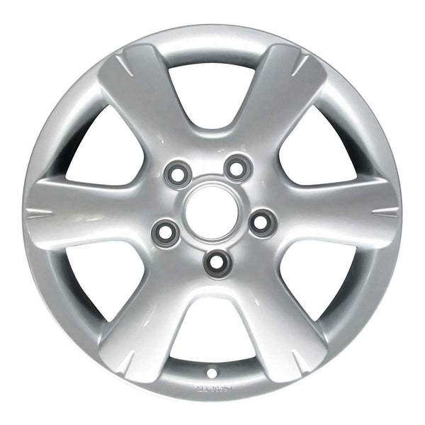 2008 volkswagen jetta wheel 15 silver aluminum 5 lug w69860s 2