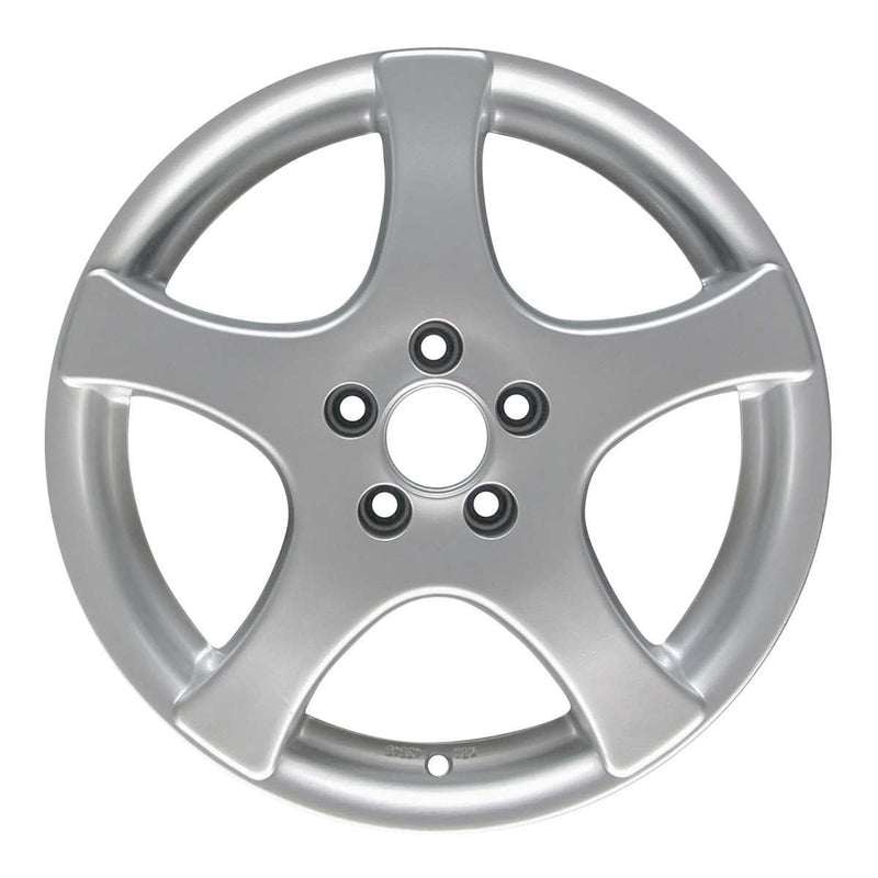 2008 volkswagen beetle wheel 16 silver aluminum 5 lug w69862s 1