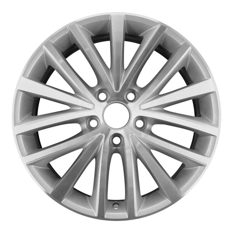 2012 volkswagen gli wheel 17 machined silver aluminum 5 lug rw69910ms 1