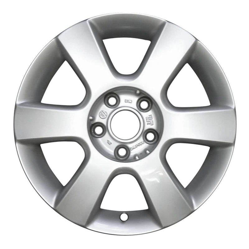 2008 volkswagen jetta wheel 16 silver aluminum 5 lug w69945s 4