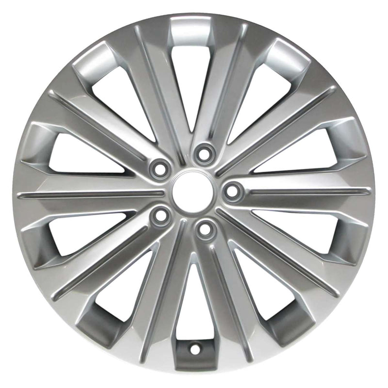 2012 volkswagen passat wheel 18 silver aluminum 5 lug w69969s 1