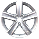 2012 volkswagen touareg wheel 19 hyper aluminum 5 lug w69978h 6