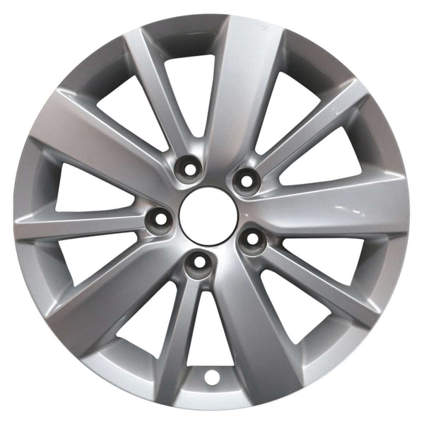 2009 volkswagen golf wheel 16 silver aluminum 5 lug w69997s 1