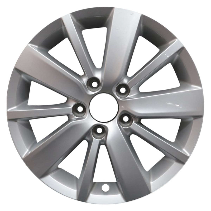 2013 volkswagen golf wheel 16 silver aluminum 5 lug w69997s 5