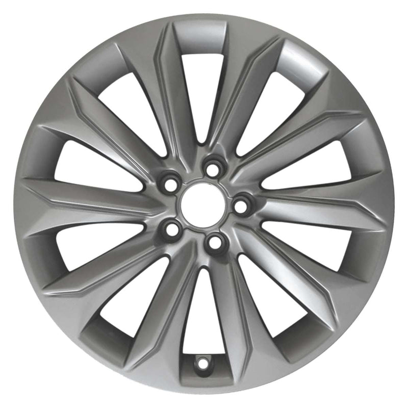 2014 audi allroad wheel 18 silver aluminum 5 lug w70004s 1