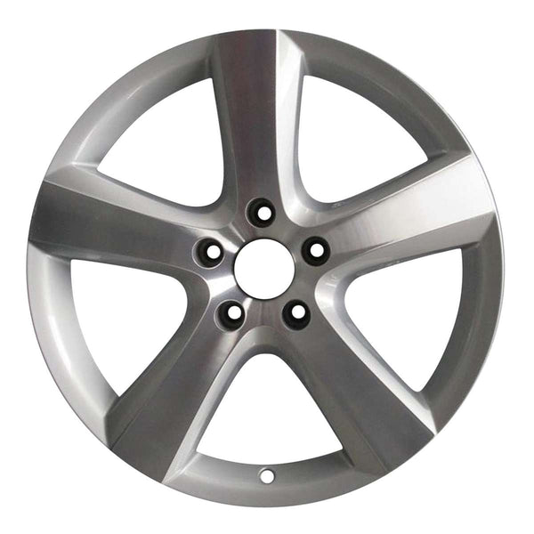 2010 volkswagen touareg wheel 20 machined silver aluminum 5 lug w70013ms 1