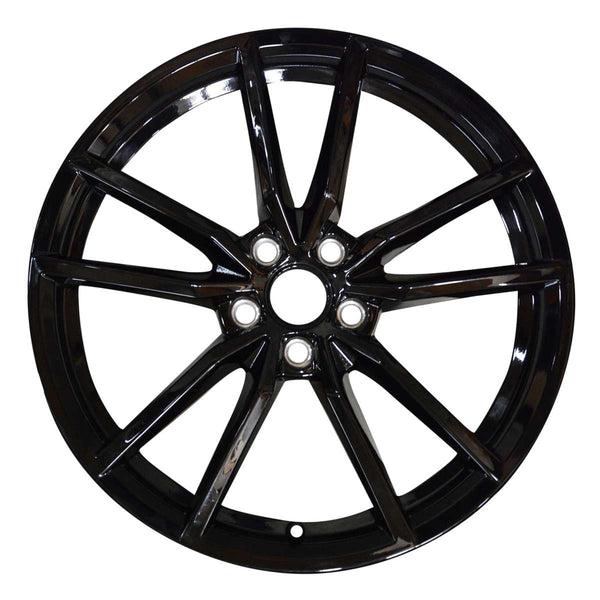 2018 volkswagen gti wheel 19 black aluminum 5 lug w70018b 7