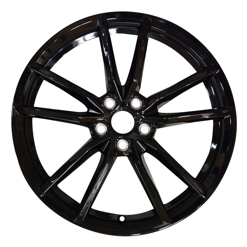 2019 volkswagen golf wheel 19 black aluminum 5 lug w70018b 4