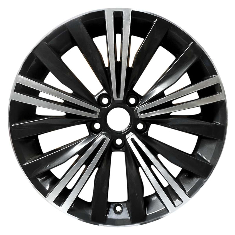 2018 volkswagen tiguan wheel 18 machined charcoal aluminum 5 lug w70039mc 1