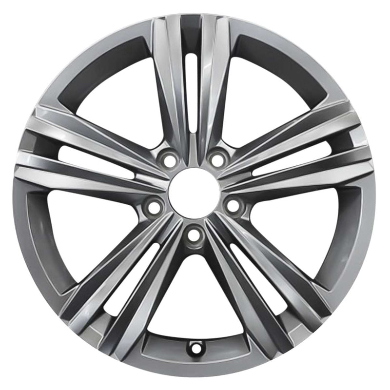 2019 volkswagen jetta wheel 17 silver aluminum 5 lug rw70046s 1