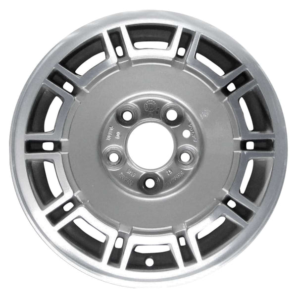 1986 volvo 740 wheel 14 machined silver aluminum 5 lug w70156s 2