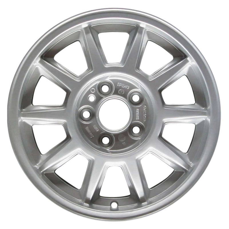 1985 volvo 740 wheel 15 silver aluminum 5 lug w70158s 1