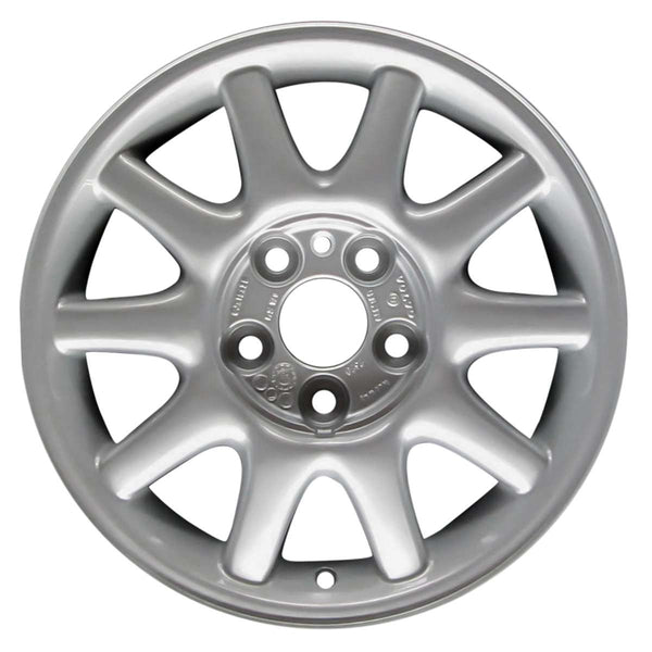 1994 volvo 940 wheel 15 silver aluminum 5 lug w70182s 4