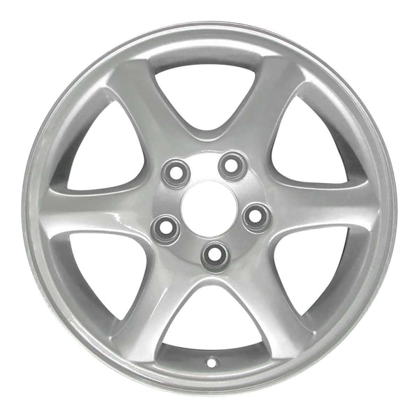 2000 volvo s70 wheel 15 silver aluminum 5 lug w70204s 3