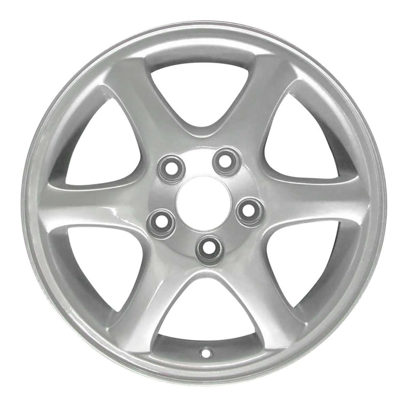 1998 volvo v70 wheel 15 silver aluminum 5 lug w70204s 4