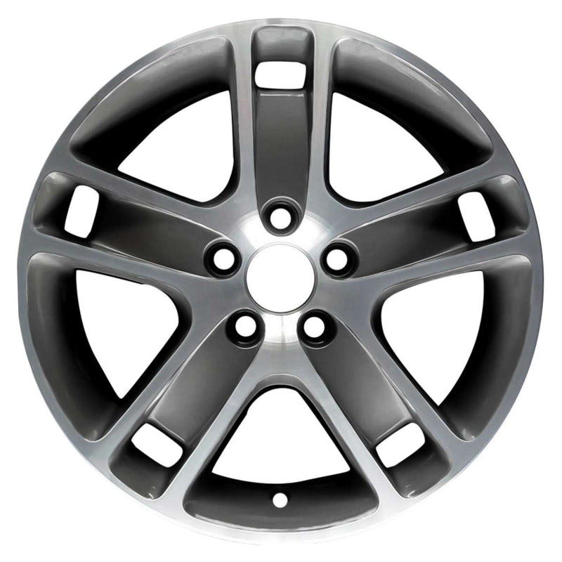 2012 volvo c30 wheel 17 machined charcoal aluminum 5 lug w70302mc 12