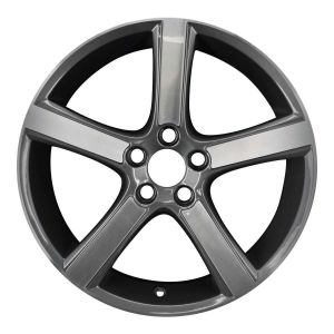 2007 volvo c30 wheel 18 machined charcoal aluminum 5 lug w70339amc 9