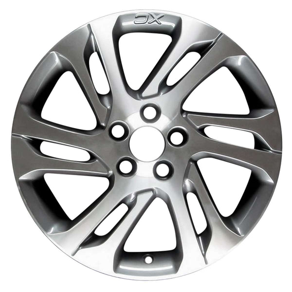 2013 volvo 70 wheel 17 machined charcoal aluminum 5 lug w70384mc 1