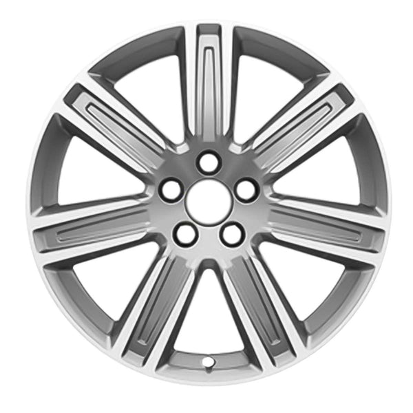 2016 volvo xc60 wheel 18 machined silver aluminum 5 lug w70416ms 1