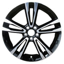 2018 volvo v90xc wheel 19 machined gloss black aluminum 5 lug w70444mb 1