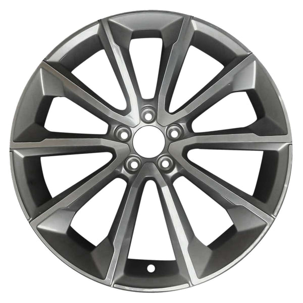 2019 volvo s60 wheel 19 machined silver aluminum 5 lug w70472ms 1