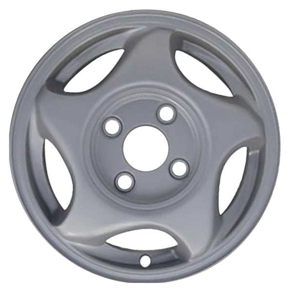 1993 hyundai scoupe wheel 14 silver aluminum 4 lug w70654s 1