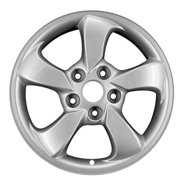 2005 hyundai tiburon wheel 17 silver aluminum 5 lug w70725s 1