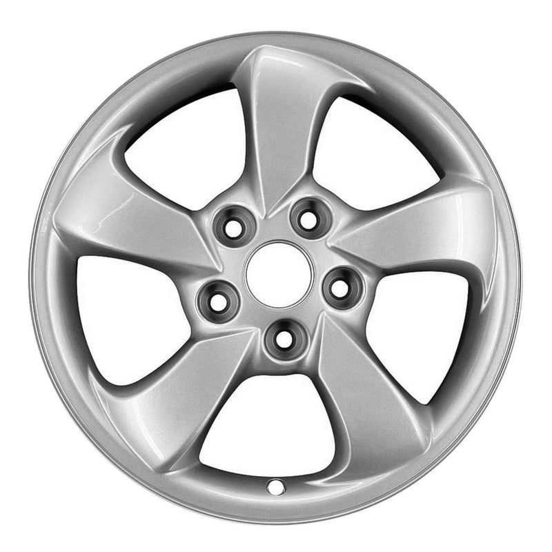 2005 hyundai tiburon wheel 17 silver aluminum 5 lug w70725s 1