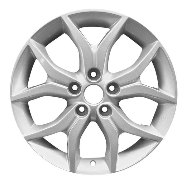 2008 hyundai tiburon wheel 17 silver aluminum 5 lug w70744as 2