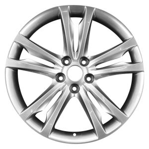 2010 hyundai genesis wheel 19 hyper aluminum 5 lug w70790ah 2