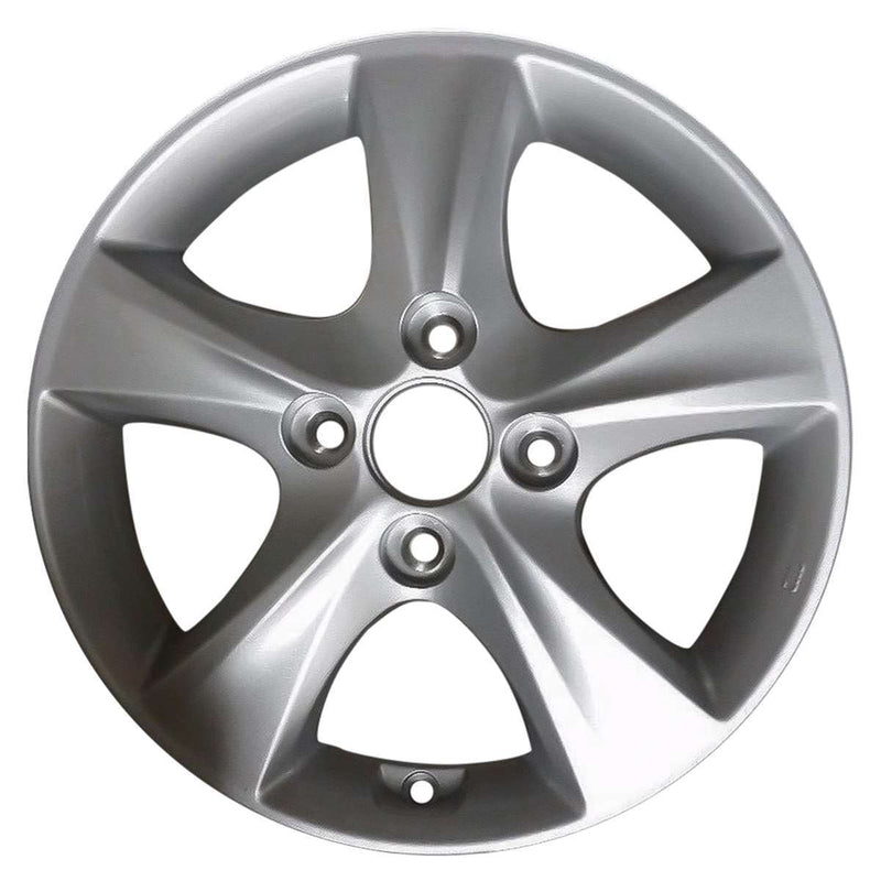 2012 hyundai elantra wheel 15 silver aluminum 5 lug w70822s 4