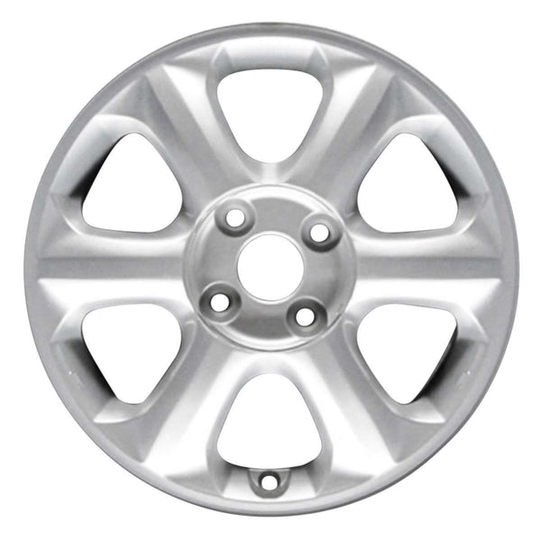 2010 hyundai accent wheel 15 silver aluminum 4 lug w70829s 4