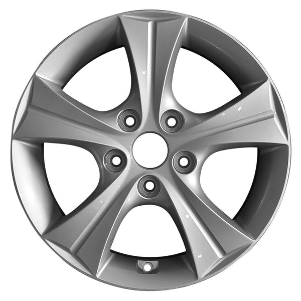 2016 hyundai elantra wheel 16 silver aluminum 5 lug w70835s 4