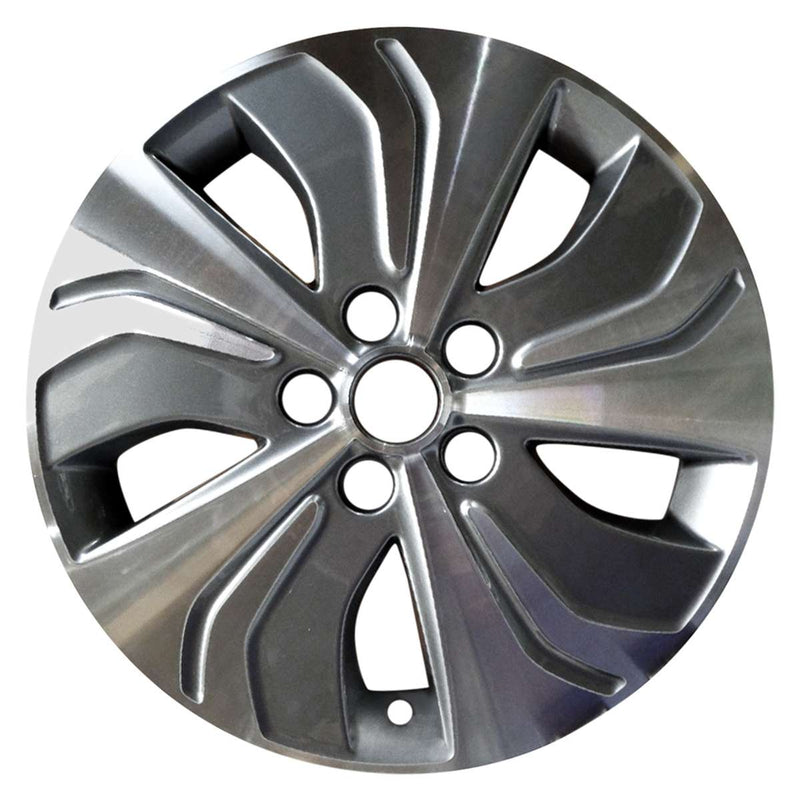 2015 hyundai sonata wheel 17 machined charcoal aluminum 5 lug w70864amc 3