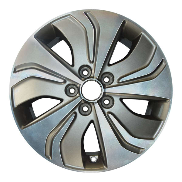2013 hyundai sonata wheel 17 machined charcoal aluminum 5 lug rw70864mc 1