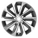 2016 hyundai sonata wheel 17 machined charcoal aluminum 5 lug w70877mc 2
