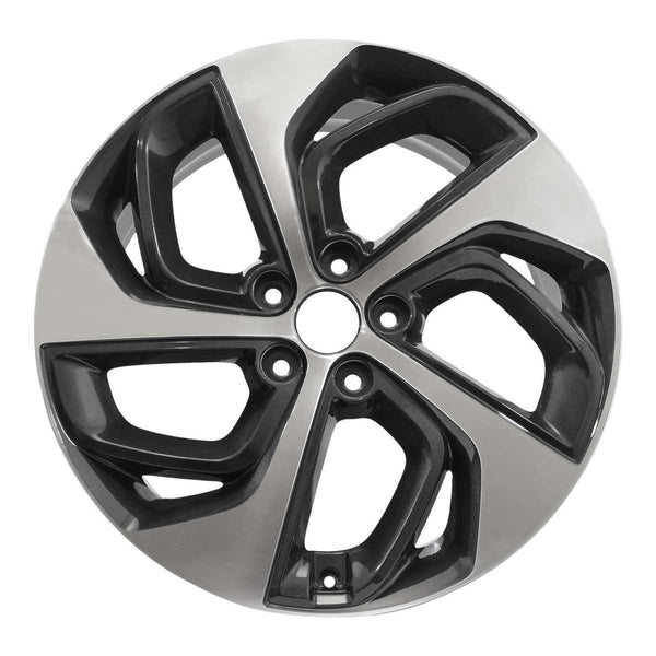 2015 hyundai tucson wheel 19 machined charcoal aluminum 5 lug rw70895mc 1