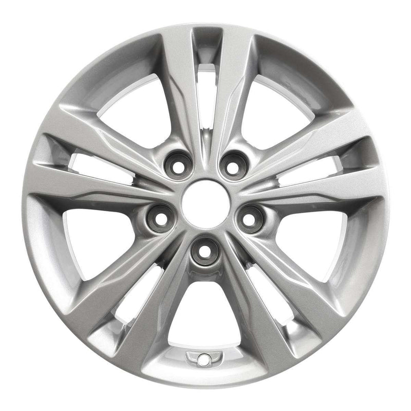 2017 hyundai elantra wheel 16 silver aluminum 5 lug w70902s 2