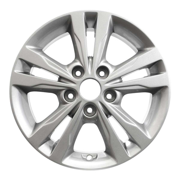 2016 hyundai elantra wheel 16 silver aluminum 5 lug w70902s 1