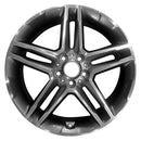 2017 hyundai santa wheel 19 machined charcoal aluminum 5 lug rw70912mc 1