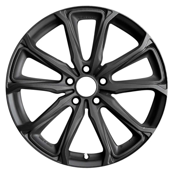 2017 hyundai tucson wheel 19 black aluminum 5 lug w70920b 1