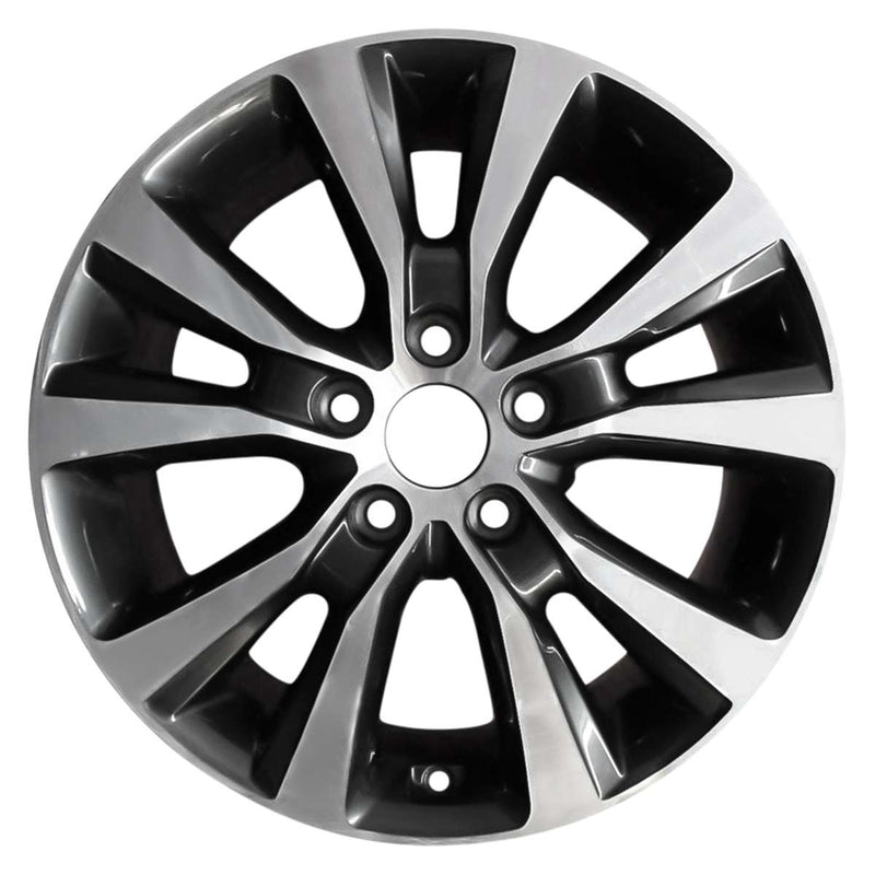 2020 hyundai elantra wheel 17 machined charcoal aluminum 5 lug w70926mc 3